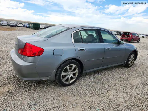 2006 Infiniti G35 X VIN JNKCV51F36M606245 фото 3