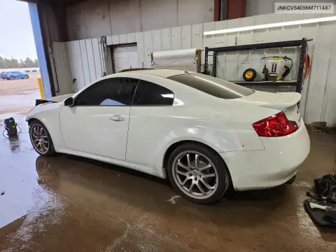 2006 Infiniti G35 Base VIN JNKCV54E06M711487 фото 2