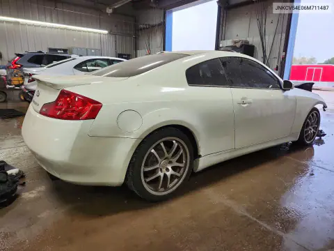 2006 Infiniti G35 Base VIN JNKCV54E06M711487 фото 3