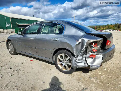 2006 Infiniti G35 X VIN JNKCV51F26M616622 фото 2