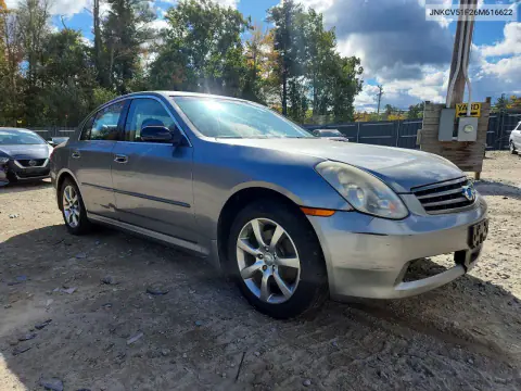 2006 Infiniti G35 X VIN JNKCV51F26M616622 фото 4