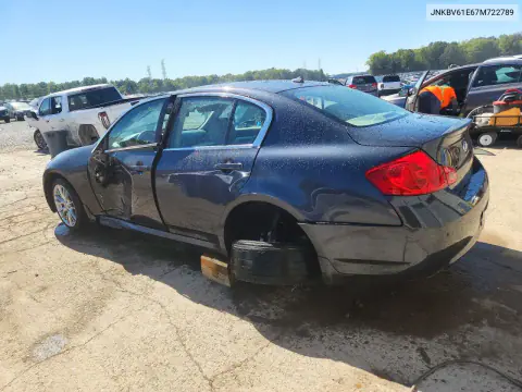 2007 Infiniti G35 Base VIN JNKBV61E67M722789 фото 2