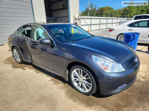 2007 Infiniti G35 Base VIN JNKBV61E67M722789 фото 4