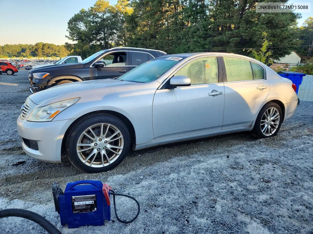 2007 Infiniti G35 VIN JNKBV61E77M715088 фото 1