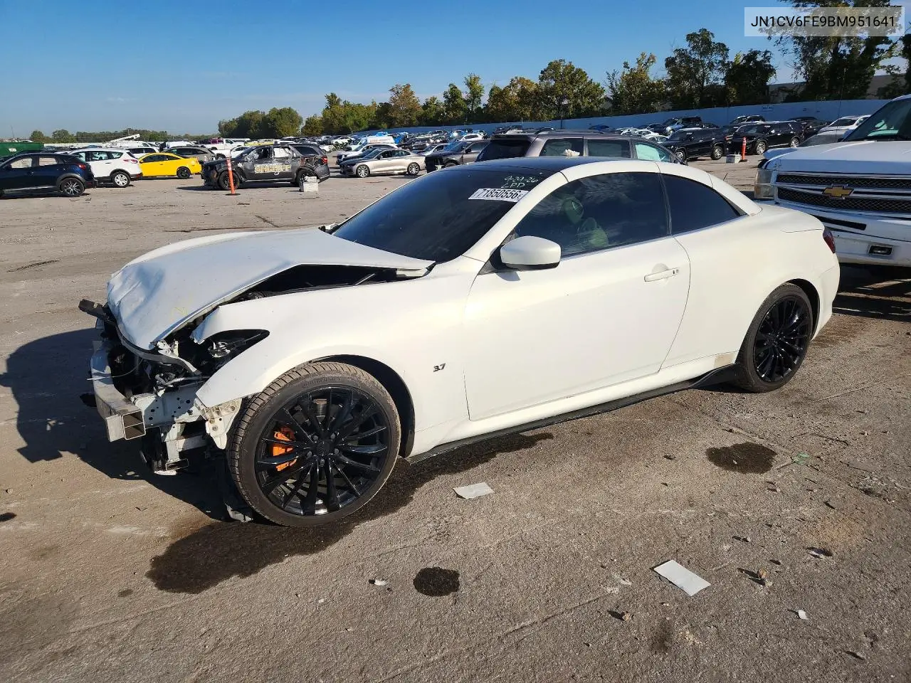 2011 Infiniti G37 Convertible Base VIN JN1CV6FE9BM951641 фото 1