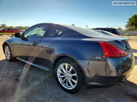 2011 Infiniti G37 Coupe X VIN JN1CV6ELXBM261607 фото 2