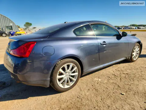 2011 Infiniti G37 Coupe X VIN JN1CV6ELXBM261607 фото 3