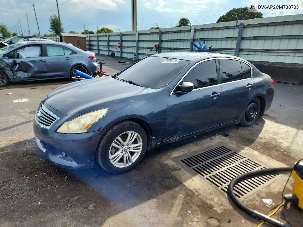 2012 Infiniti G25 Sedan Base VIN JN1DV6AP2CM700703 фото 1