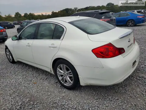 2012 Infiniti G25 Sedan Base VIN JN1DV6AP4CM812144 фото 2
