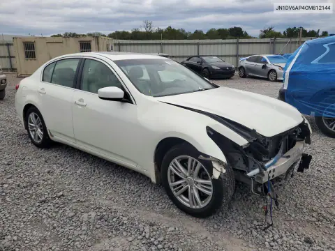 2012 Infiniti G25 Sedan Base VIN JN1DV6AP4CM812144 фото 4