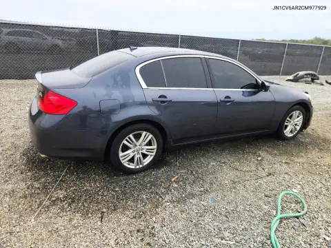 2012 Infiniti G37 Sedan X VIN JN1CV6AR2CM977929 фото 3