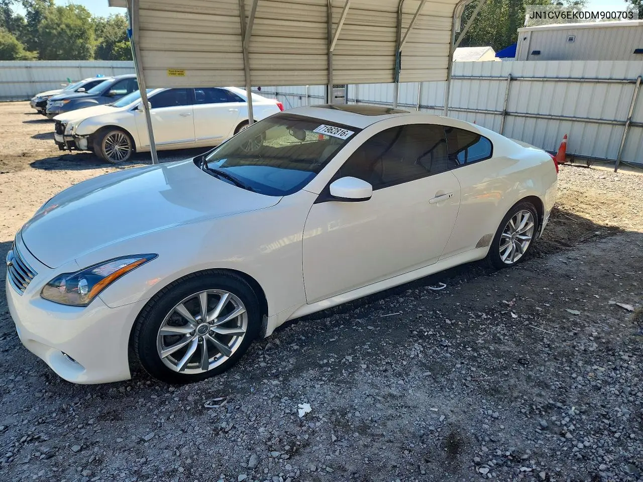 JN1CV6EK0DM900703 Infiniti G 2013 — повреждение Сторона, фото до ремонта