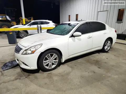 JN1CV6AR3DM756826 — 2013 Infiniti G, Передняя часть, фото до ремонта