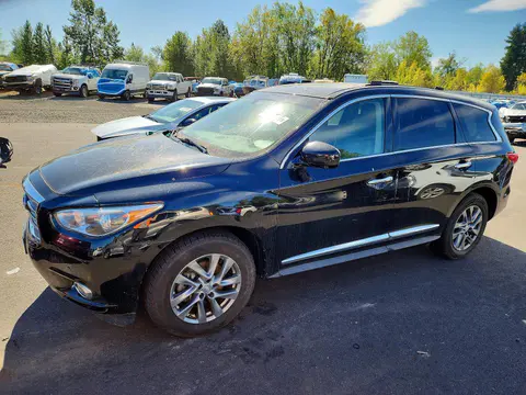 5N1AL0MM4DC313433 — 2013 Infiniti JX35, Передняя часть (Front End), фото до ремонта