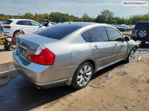 2007 Infiniti M35 X VIN JNKAY01F87M461271 фото 3