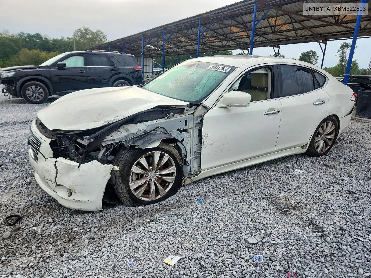 2011 Infiniti M37 Base VIN JN1BY1APXBM322503 фото 1