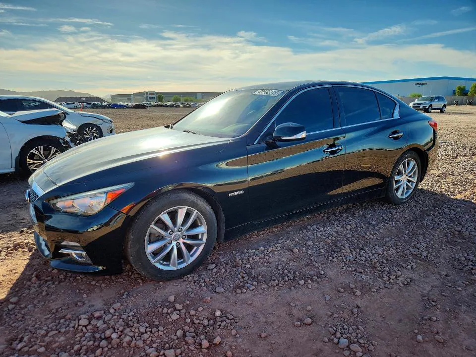 2014 Infiniti Q50 HYBRID VIN JN1AV7AP7EM692142 фото 1
