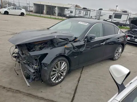 JN1CV7AP0JM241170 — 2018 Infiniti Q50 PURE, Передняя часть (Front End), фото до ремонта