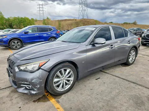 JN1BV7AR8EM698862 — 2014 Infiniti Q50, Передняя часть (Front End), фото до ремонта