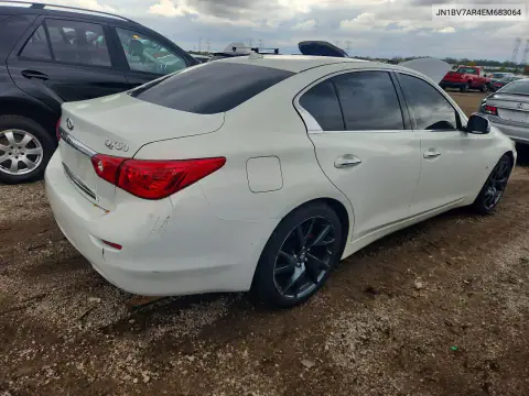 JN1BV7AR4EM683064 — 2014 Infiniti Q50, фото 3 с аукциона Copart, Вандализм