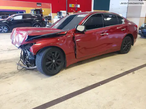 2014 Infiniti Q50 Premium VIN JN1BV7AR6EM697600 фото 1