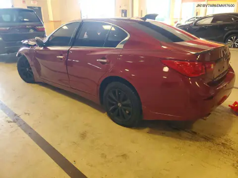 2014 Infiniti Q50 Premium VIN JN1BV7AR6EM697600 фото 2