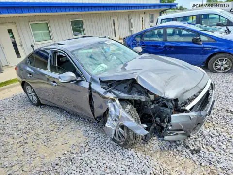 JN1BV7AR4FM418159 — 2015 Infiniti Q50, фото 4 с аукциона Copart 15.10.2026, Передняя часть