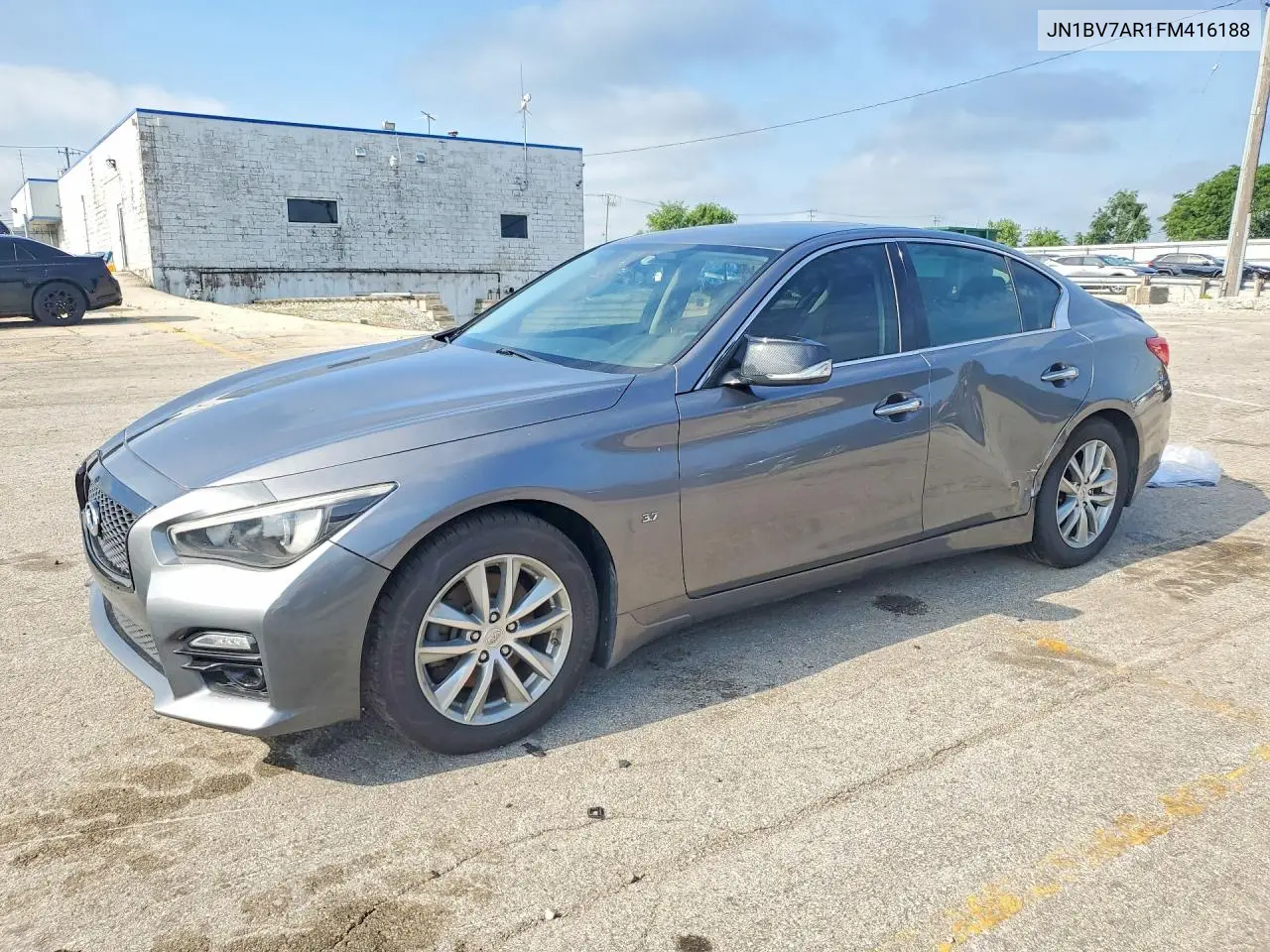 2015 Infiniti Q50 Premium VIN JN1BV7AR1FM416188 фото 1