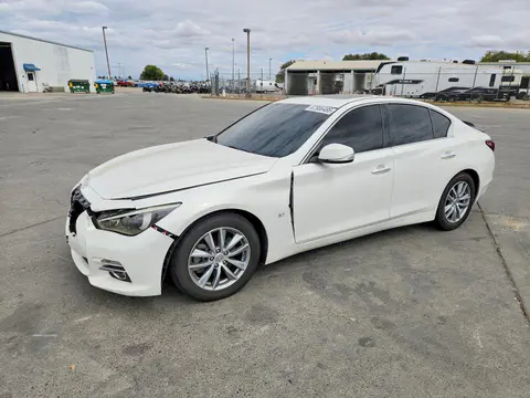 JN1BV7AP8FM350821 — 2015 Infiniti Q50, Передняя часть (Front End), фото до ремонта