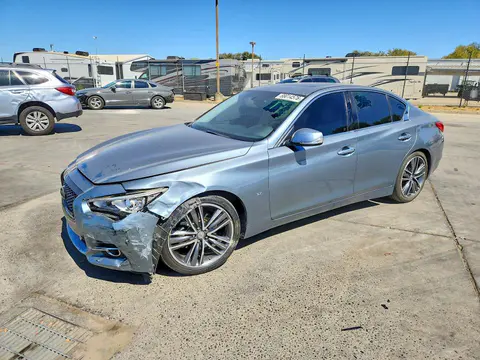 JN1BV7AP3FM336065 — 2015 Infiniti Q50, Передняя часть (Front End), фото до ремонта