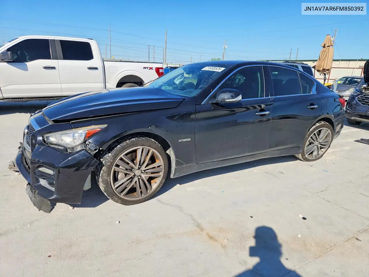 2015 Infiniti Q50 Hybrid Sport VIN JN1AV7AR6FM850392 фото 1