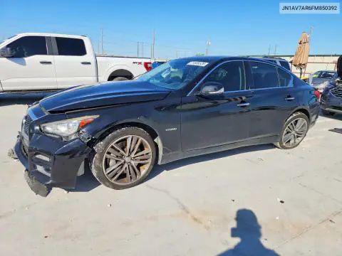 JN1AV7AR6FM850392 — 2015 Infiniti Q50, Передняя часть, фото до ремонта