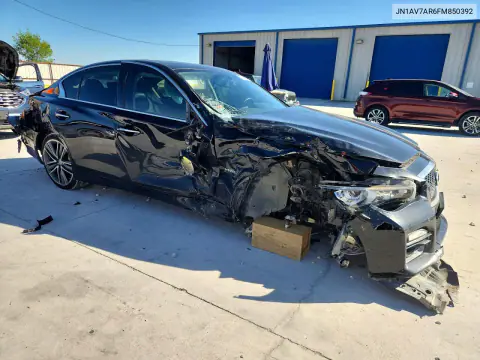 2015 Infiniti Q50 Hybrid Sport VIN JN1AV7AR6FM850392 фото 4