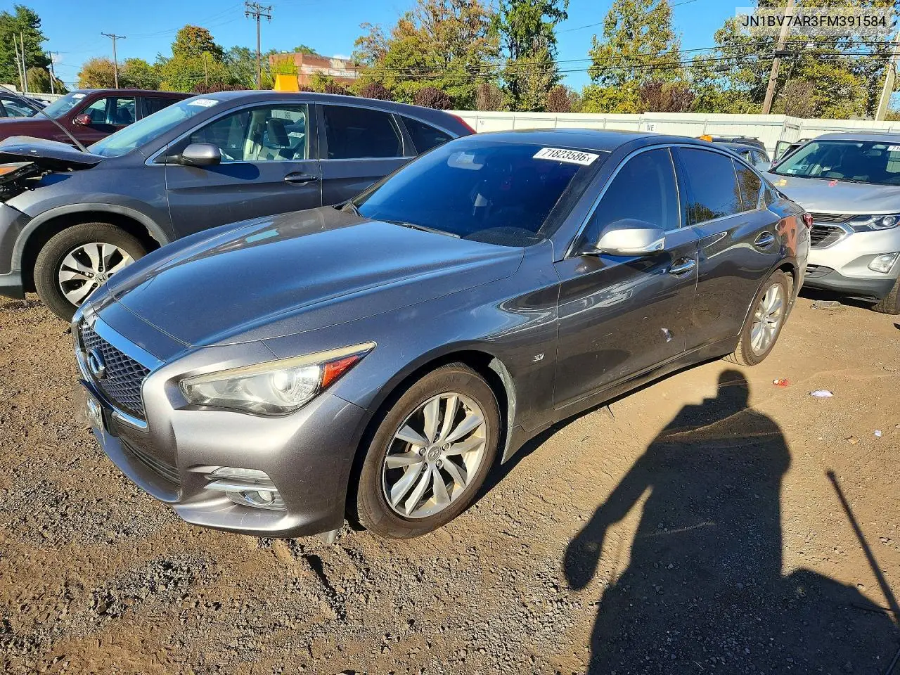 2015 Infiniti Q50 Premium VIN JN1BV7AR3FM391584 фото 1