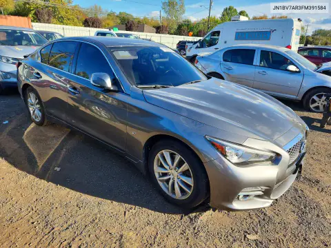 2015 Infiniti Q50 Premium VIN JN1BV7AR3FM391584 фото 4