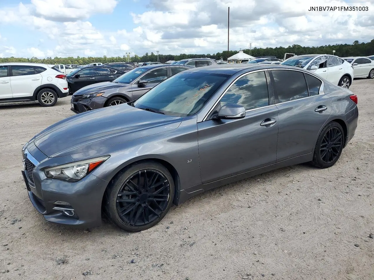 2015 Infiniti Q50 Premium VIN JN1BV7AP1FM351003 фото 1