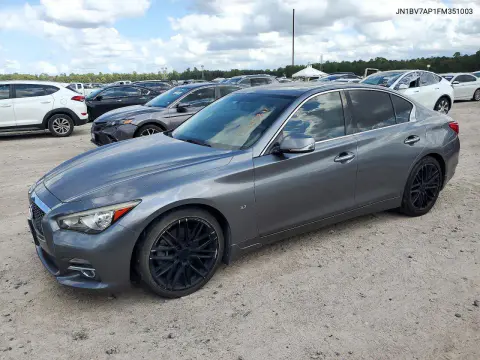 JN1BV7AP1FM351003 — 2015 Infiniti Q50, Мелкие вмятины и царапины, фото до ремонта
