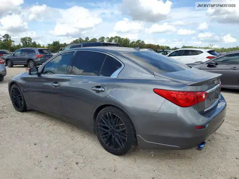 2015 Infiniti Q50 Premium VIN JN1BV7AP1FM351003 фото 2
