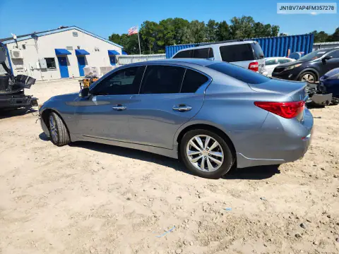JN1BV7AP4FM357278 — 2015 Infiniti Q50, фото 2 с аукциона Copart, Передняя часть