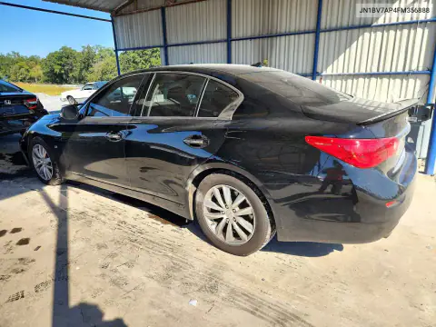 JN1BV7AP4FM356888 — 2015 Infiniti Q50, фото 2 с аукциона Copart, Передняя часть