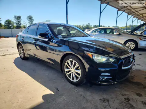 JN1BV7AP4FM356888 — 2015 Infiniti Q50, фото 4 с аукциона Copart, Передняя часть