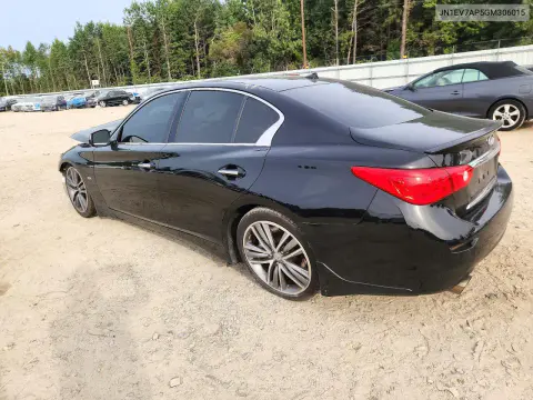 2016 Infiniti Q50 Sport VIN JN1EV7AP5GM306015 фото 2