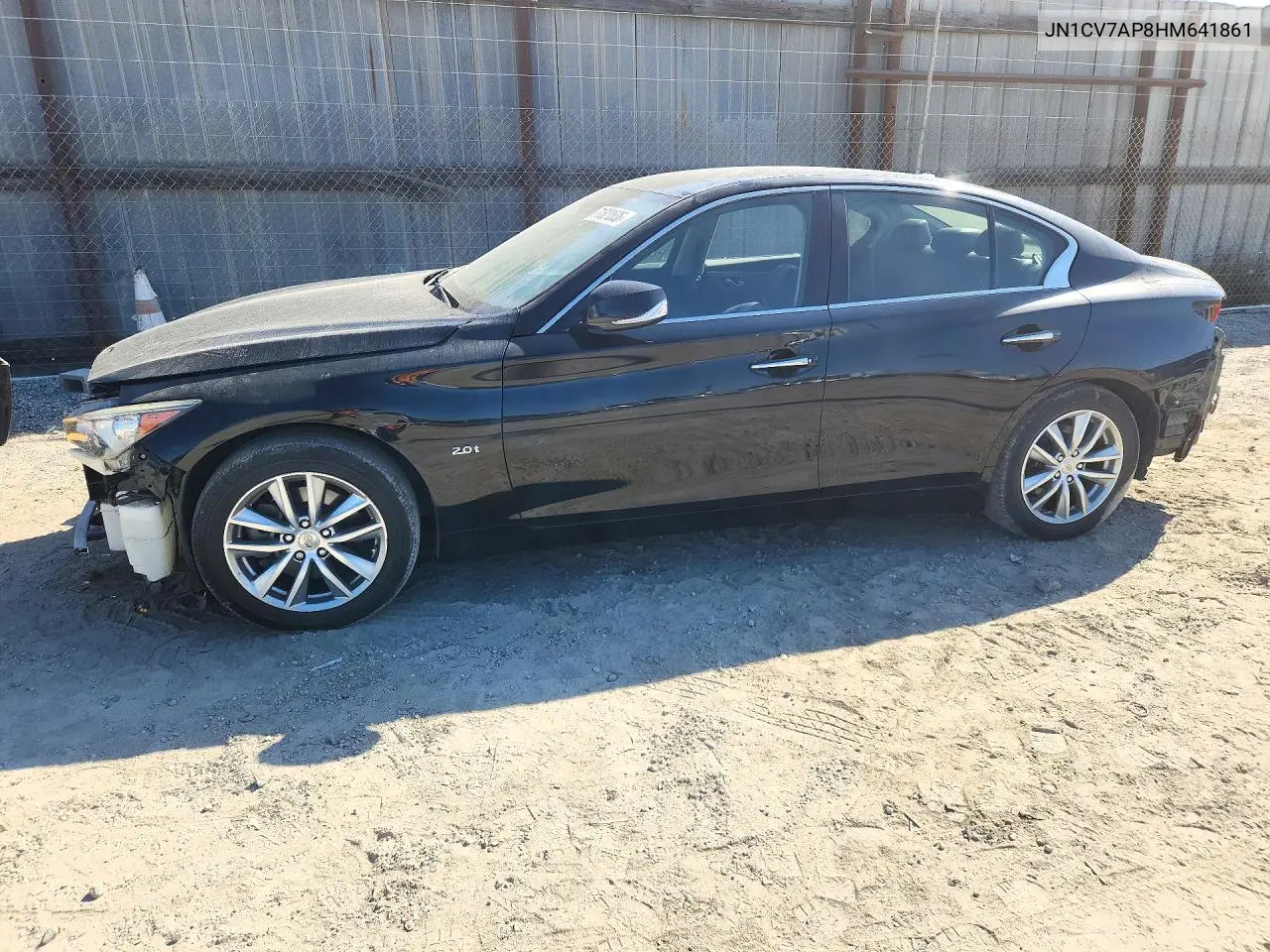 2017 Infiniti Q50 2.0T VIN JN1CV7AP8HM641861 фото 1