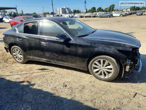 2017 Infiniti Q50 2.0T VIN JN1CV7AP8HM641861 фото 4
