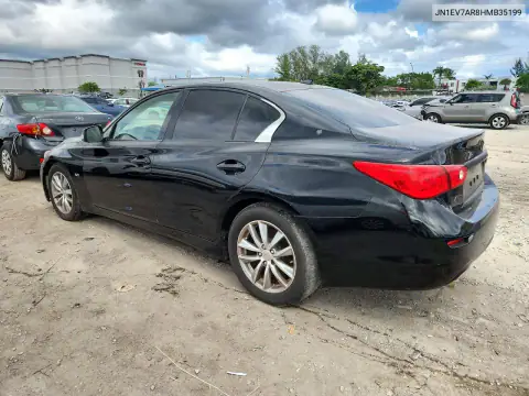 JN1EV7AR8HMB35199 — 2017 Infiniti Q50, фото 2 с аукциона Copart, Подтопление