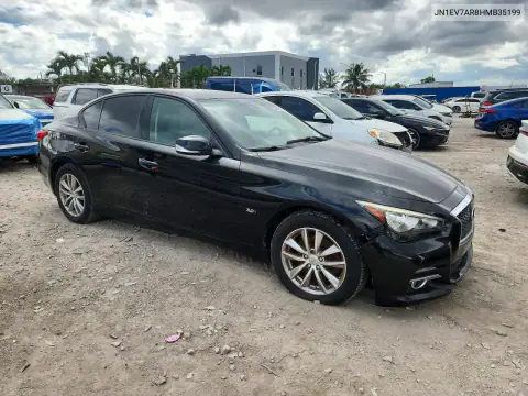 JN1EV7AR8HMB35199 — 2017 Infiniti Q50, фото 4 с аукциона Copart, Подтопление