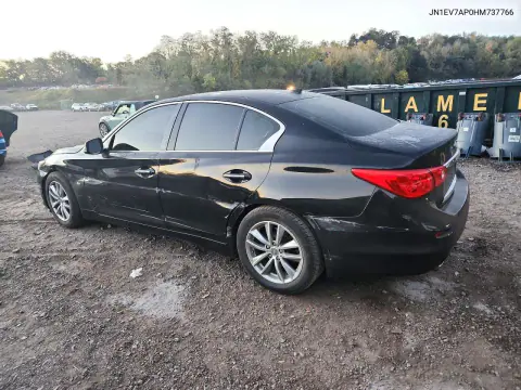 2017 Infiniti Q50 3.0T Premium VIN JN1EV7AP0HM737766 фото 2
