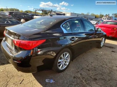 2017 Infiniti Q50 3.0T Premium VIN JN1EV7AR0HM833365 фото 3