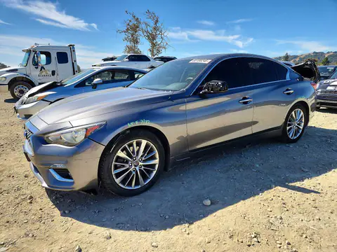 JN1CV7AP9JM241202 — 2018 Infiniti Q50, Задняя часть (Rear End), фото до ремонта