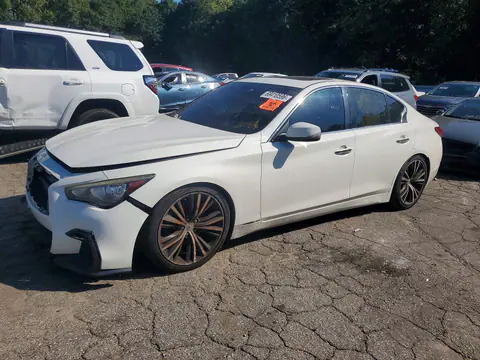 JN1EV7AP2JM363019 — 2018 Infiniti Q50, Передняя часть (Front End), фото до ремонта